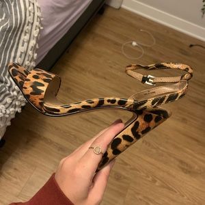 Steve Madden cheetah print heels